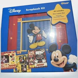 Disney Mickey Mouse Red with Yellow Stars Scrapbook Album Only